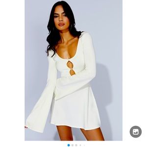 Meshki summer dress white & black size small